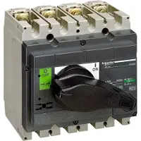 Schneider Electric 31107 Lasttrennschalter ComPact INS250 4P 250A Festeinbau mit schwarzem Drehantrieb