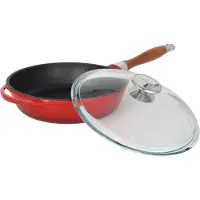 Lava Bratpfanne - 24 cm - 2.0 liter - Cast iron - Rot