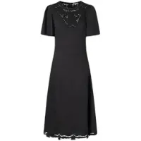 Pepe Jeans für Damen. PL9537734 Schwarzes Marlango-Kleid (S), Lässig, Modal, Kurzarm