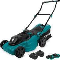 Vonroc Akku‑Rasenmäher 40V – 38 cm | Inkl. 2× 2,0Ah Akkus und Dual‑Ladegerät