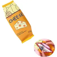 Mc star Schlampermäppchen Stylisches Schlamperetui Federmäppchen mit praktischem Reißverschluss Ideal für Schule, Uni & Büro,für Jungen & Mädchen, Gelber Kuchen, Polyester