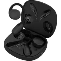 SPC Open-Ear Bluetooth-Kopfhörer mit Geräuschunterdrückung, Langer Akkulaufzeit (30 Stunden), Mikrofon, Zwei Anschlussmöglichkeiten, IPX4