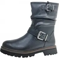 Marco Tozzi Damenschuhe Stiefel Stiefel Schwarz Freizeit