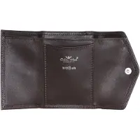 Golden Head Leder Geldbörse Polo RFID Protect Minischeintasche 1079 Dunkelbraun