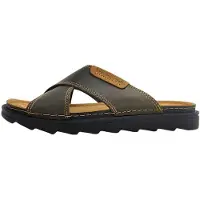 Lumberjack Asher Herrenschuhe Pantoletten Braun Freizeit