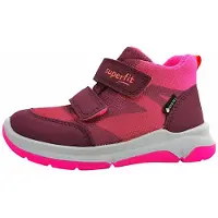 Superfit Cooper Kinderschuhe Jungen Halbschuhe Klett Rot Freizeit