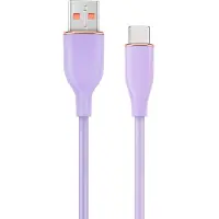 Gembird CC-USB2S-AMCM-1.5M-P, 1,5 m, USB A, USB C, USB 2.0, 480 Gbit/s, Violett