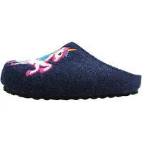 Jane Klain Kinderschuhe Mädchen Hausschuhe Pantolette Blau Freizeit