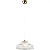Reality Klassische Pendellampe Abella Transparentes Glas