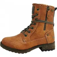Mustang Kinderschuhe Mädchen Winterstiefel Braun Freizeit