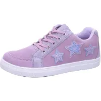 S.Cool Kinderschuhe Mädchen Halbschuhe Schnürer Violett Freizeit