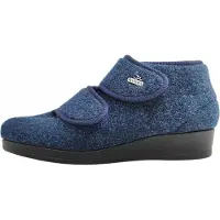 Fly Flot Damenschuhe Hausschuh Blau Freizeit