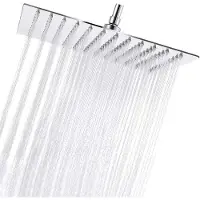 OEM Edelstahl-Regendusche, hochglanzend, 30x30 cm, Einbau