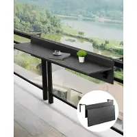 Zerbaco Balkontisch Hängetisch Balkonhängetisch Klappbar Klapptisch 800x300mm