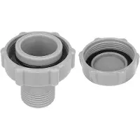 OEM Schwimmbadbeschichtung - Schwimmbad Accessoires - Leckstelle Reparatur - Leckfester Poolbezug - 5x1,6 cm - Grau-Bezug