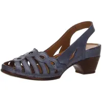 Gemini Sandale , Damen, Gr. 42, blau (royalblau), Glattleder, Schuhe Sandale