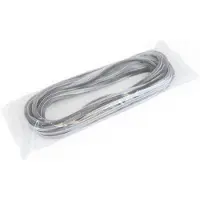 Emuca Selbstklebender Abdichtungsstreifen mit Bürste, Höhe 17mm, 10-Meter-Rolle,