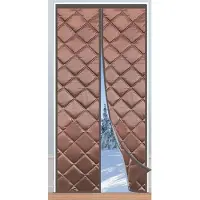 OEM Isolierdeurgordijn, Winddicht, Geluiddicht, Energieeffizient, Thermisch, 95x220cm