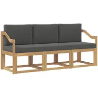 Syfax Outdoor-Sofagarnitur 3 stk. White and Anthracite