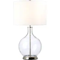 Elstead Lighting Zeitgenössische Schreibtischlampe Orb Metall Poliertes Nickel 1 Licht E27