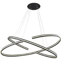Azzardo Alessia XL LED Leuchte, dimmbar und höhenverstellbar, Schwarz, 120x60x120 cm