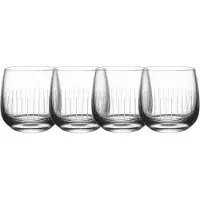 Villeroy & Boch Schnapsglas "Schnapsgläser Afina 40 ml 4er Set transparent", bunt (transparent), B:4,8cm H:4,8cm Ø:4,8cm, Kristallglas, Trinkgefäße, Schnapsglas, Spülmaschinenfest
