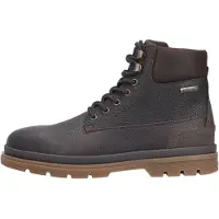 Rieker Winterstiefelette , Herren, Gr. 45, Schurwolle, kastanie, Leder, Basic, Schuhe Winterstiefelette, Winterboots, Schnürboots, Profilsohle, mit riekerTEX-Membran