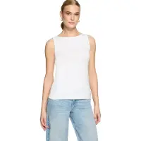 Zero Shirttop "Basic Shirt mit U-Boot-Ausschnitt", Damen, Gr. 42, weiß (brilliant weiß), Obermaterial: 47% Modal CMD. 47% Baumwolle CO. 6% Elasthan EL., Tops Shirttop