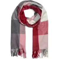 StyleBREAKER Schal "Weicher karierter Schal mit Fransen" 1 Stk.