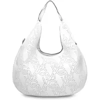 Gian Marco Venturi Gianmarco Venturi Damen Schultertasche aus veganem Leder mit offenem Muster