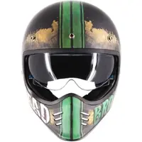 Broken Head Retro Helm Rusty Rider Grün XXL (63-64 cm)