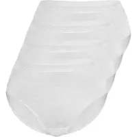 Sassa Midislip "4er Sparpack Slip Midi LOVELY SKIN", Damen, Gr. 48, weiß (weiß weiß), Obermaterial: 95% Modal CMD. 5% Elasthan EL., Unterhosen Midislip