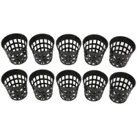 Gistuch 10pcs Aquatic Net Cups Plastic Garden Fish Tank Planting Basket for Planting!
