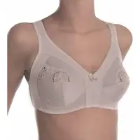 Sassa Entlastungs-BH "Entlastungs Soft BH Functional Bras", Damen, Gr. 120, Cup D, beige (puder), Stoff, Obermaterial: 85% Polyester PES. 15% Elasthan EL., BHs Entlastungs-BH