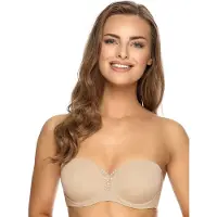 Viania Multiway-BH "Multiway Bügel BH Carola", Damen, Gr. 85, Cup B, beige (nude), Stoff, Obermaterial: 68% Polyamid PA. 19% Polyester PES. 13% Elasthan EL., BHs Multiway-BH