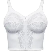 Susa Entlastungs-BH "Longline BH Classics", Damen, Gr. 120, Cup D, weiß, Obermaterial: 65% Polyamid PA. 25% Elasthan EL. 10% Baumwolle CO., BHs Entlastungs-BH