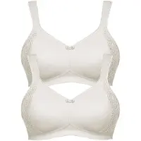 Susa Minimizer-BH "2er Pack Minimizer BH ohne Bügel London", Damen, Gr. 90, Cup G, beige (champagner champagner), Stoff, Obermaterial: 76% Polyamid PA. 24% Elasthan EL., BHs Minimizer-BH
