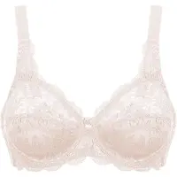 Susa Bügel-BH "BH mit Bügel Latina", Damen, Gr. 85, Cup D, beige (pure beige), Spitze, Obermaterial: 77% Polyamid PA. 15% Baumwolle CO. 8% Elasthan EL., BHs Bügel-BH