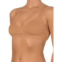 Nina von c. Soft-BH NINA VON C. "Soft BH Secret Soft & Shape", Damen, Gr. 80, Cup A, beige (caramel), Obermaterial: 85% Polyamid PA. 15% Elasthan EL., BHs Soft-BH