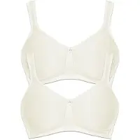 Susa T-Shirt-BH "2er Pack Spacer BH ohne Bügel Catania", Damen, Gr. 95, Cup E, beige (champagner champagner), Stoff, Obermaterial: 43% Polyamid PA. 39% Polyester PES. 18% Elasthan EL., BHs T-Shirt-BH