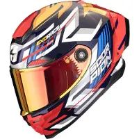 Scorpion EXO-RACE Air Kobra Integralhelm Unisex Fiberglas blau, S