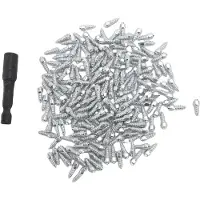 Gistuch 200 Stück 12 mm Reifen-Stollen, rutschfeste Stahl-Eis-Schnee-Spikes mit Installationswerkzeug für Motorrad, Motorrad, Dirt Bike