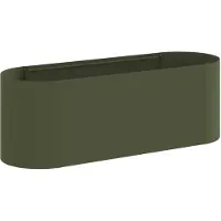 Syfax Hochbeet im Garten Olive Grün 120 x 40 x 40 cm