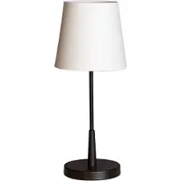 By Rydens Tischlampe Lumi, 49 cm, schwarz/weiß, Textil