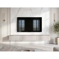 AX Living Barvo 3x100 cm TV Kommode Lowboard Beige Kaschmir Hängend