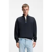 HUGO Sweatshirt "Neeler", mit Troyerkragen