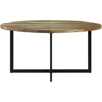 Syfax Esstisch 110x75 cm Altholz Massivholz