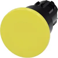 Siemens 3SU1000-1BA30-0AA0 Pilzdrucktaster, 22mm, rund, Kunststoff, gelb 3SU10001BA300AA0