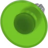 Siemens 3SU1051-1CA40-0AA0 Pilzdrucktaster, beleuchtet, 22mm, rund, Metall, hochglanz, grün, 60mm 3SU10511CA400AA0