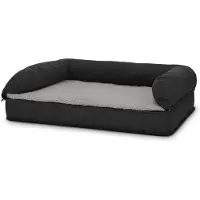 Sleezzze 80 x 55 x 23 cm orthopädisches Hundebett mit Rückenlehne Größe M